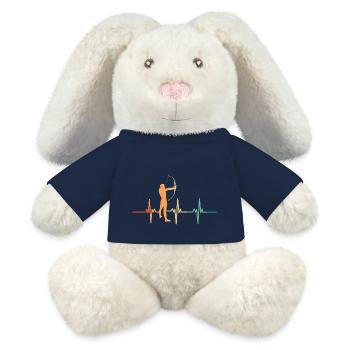 Archery heartbeat - MiniFeet® RecycelHase® Bunny Cream - french navy - Front