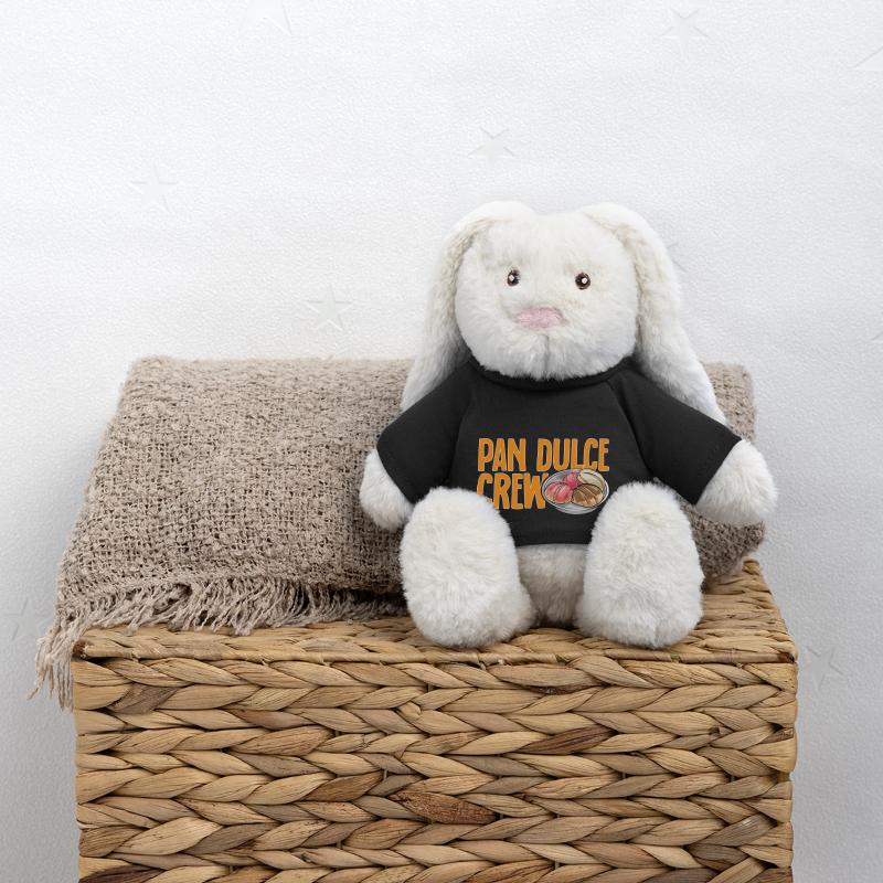 Concha Hispanique Mexicain Pan Dulce Lapin en peluche recyclé MiniFeet® Crème