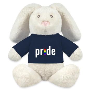 gay pride - gay - lesbian - CSD - LGBTQ+ - MiniFeet® RecycelHase® Bunny Cream - french navy - Front