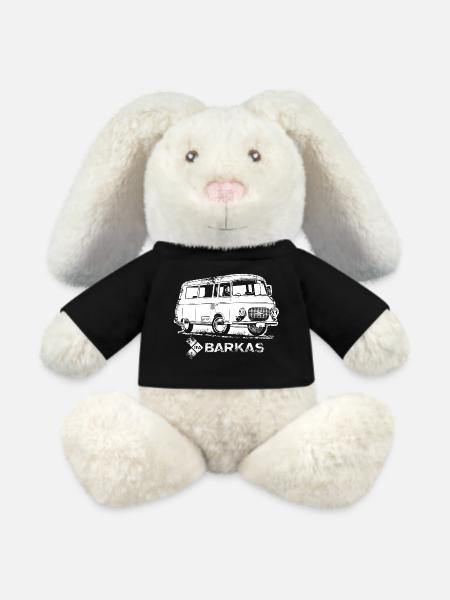 Barkas - B1000 - MiniFeet® RecycelHase® Creme - Schwarz
