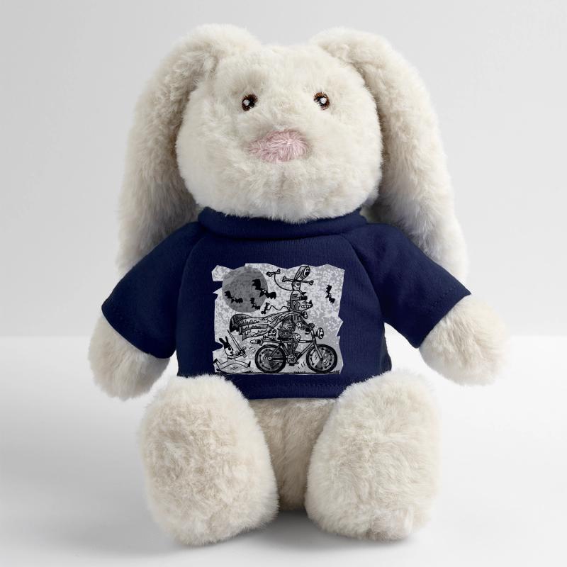gothic cyclist MiniFeet® RecycelHase® Bunny Cream