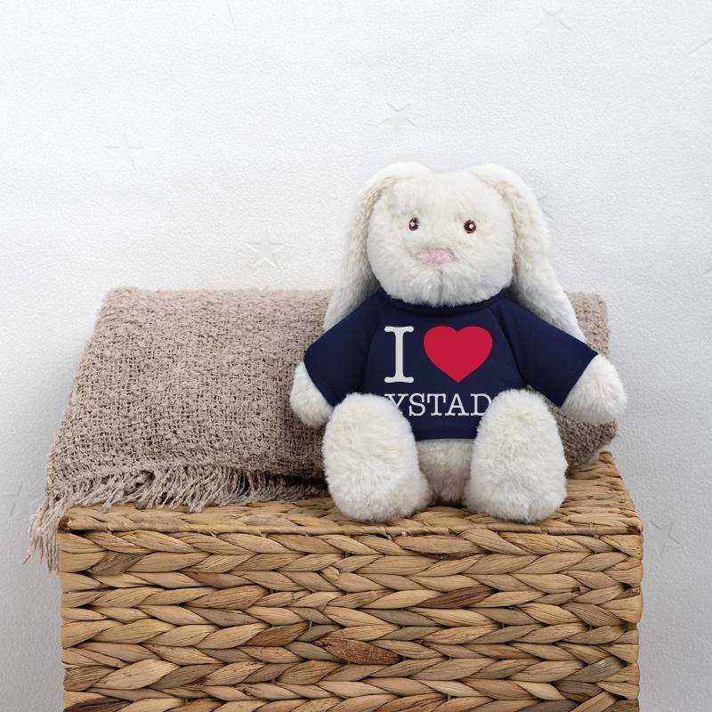 J’ADORE YSTAD Lapin en peluche recyclé MiniFeet® Crème