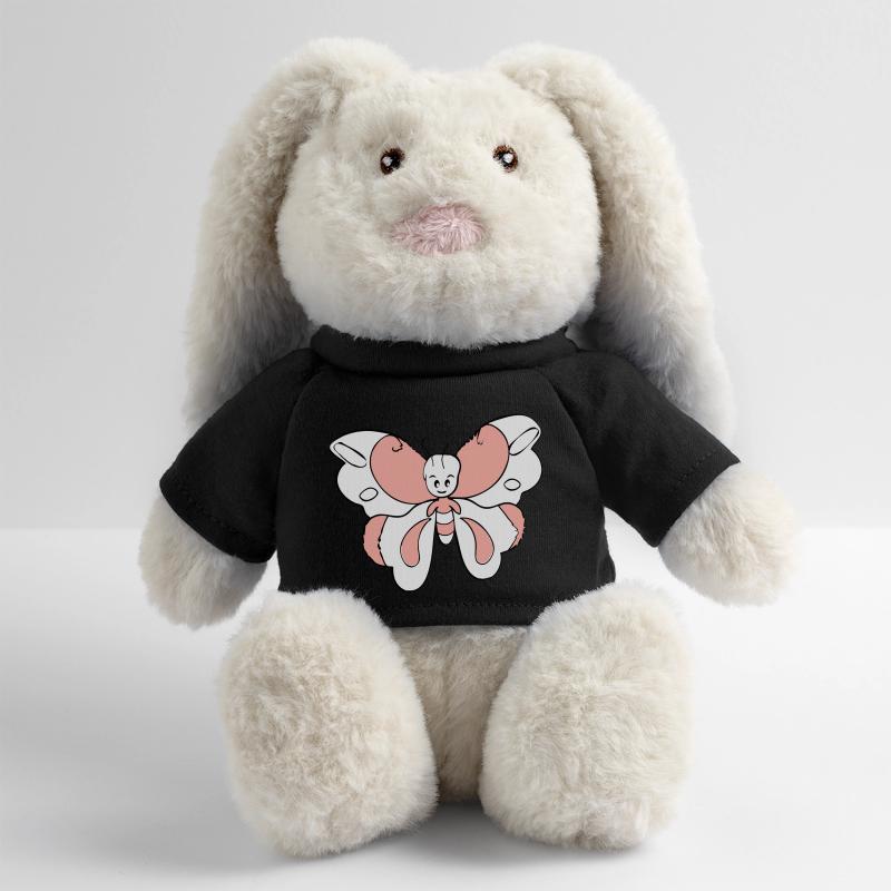 Papillon coloré > Graphique vectoriel Lapin en peluche recyclé MiniFeet® Crème