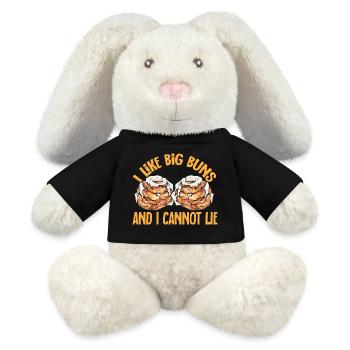 Cinnamon roll - MiniFeet® RecycelHase® Bunny Cream - black - Front
