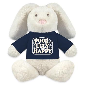 Poor Ugly Happy 6 - MiniFeet® RecycelHase® Creme - French Navy - Vorne