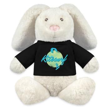 KITESURF2025 - MiniFeet® RecycelHase® Bunny Cream - black - Front