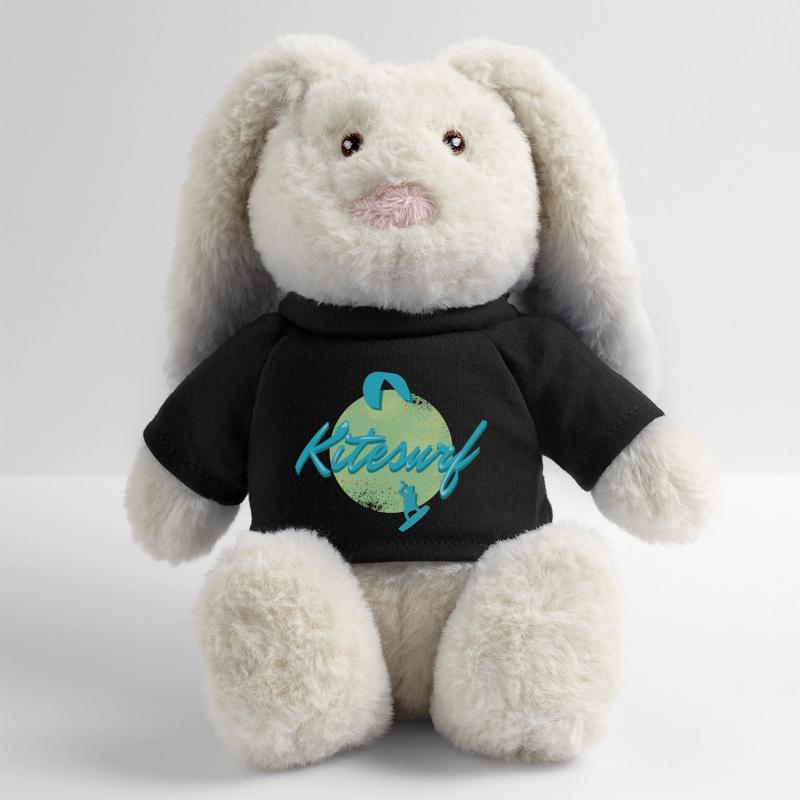 KITESURF2025 Lapin en peluche recyclé MiniFeet® Crème