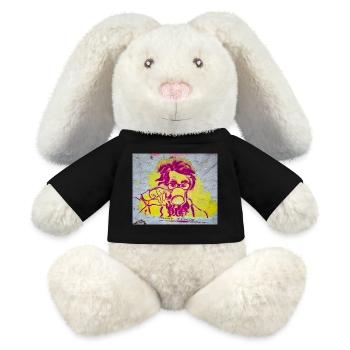 Urban Art - MiniFeet® RecycelHase® Creme - Schwarz - Vorne