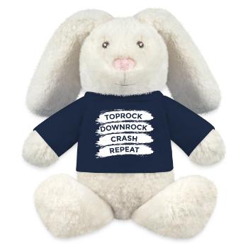 Breakdance Techniken - MiniFeet® RecycelHase® Creme - French Navy - Vorne