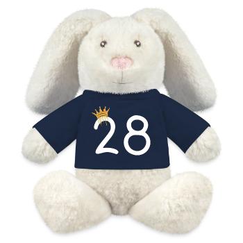 28 - MiniFeet® RecycelHase® Bunny Cream - french navy - Front