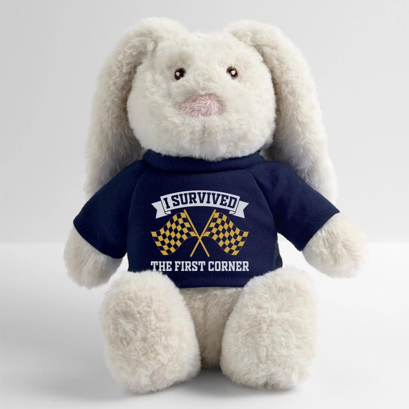 I Survived the First Corner MiniFeet® RecycelHase® Bunny Cream