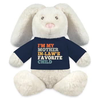 Das Lieblingskind der Stiefmutter - MiniFeet® RecycelHase® Creme - French Navy - Vorne