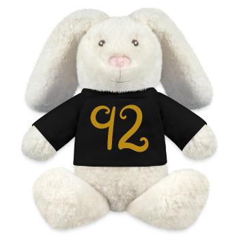 92 - MiniFeet® RecycelHase® Bunny Cream - black - Front