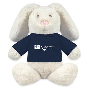 de guadste - the best Austrian dialect - MiniFeet® RecycelHase® Bunny Cream - french navy - Front