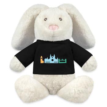 Mallorca Urlaub - MiniFeet® RecycelHase® Creme - Schwarz - Vorne
