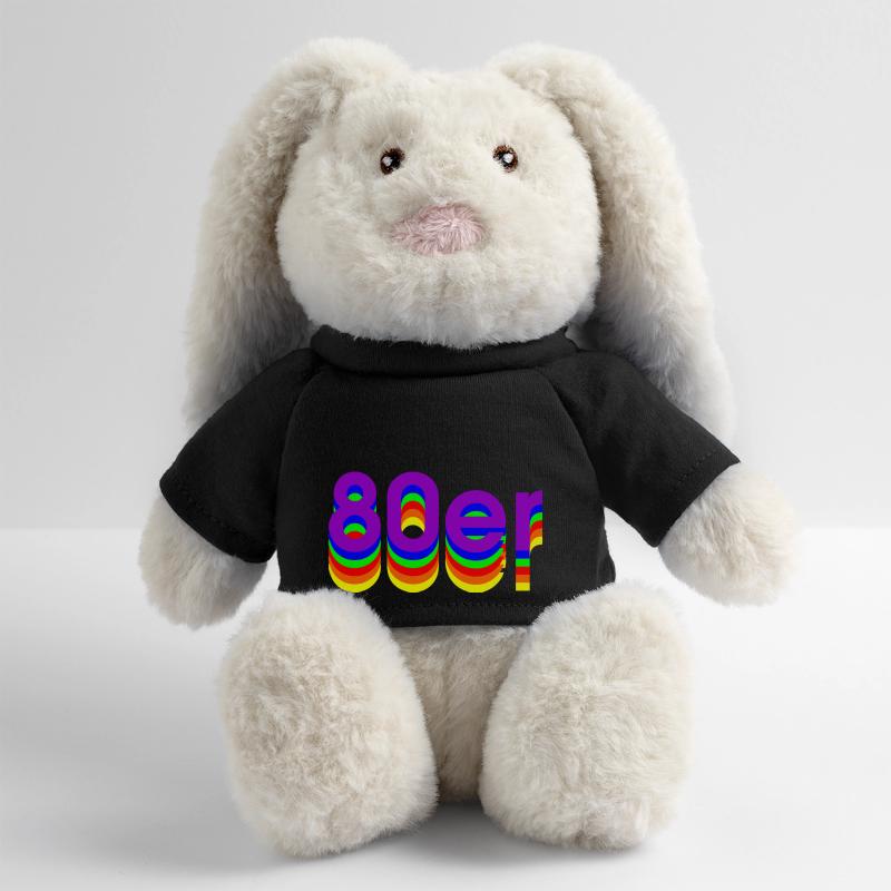 Années 80 Lapin en peluche recyclé MiniFeet® Crème