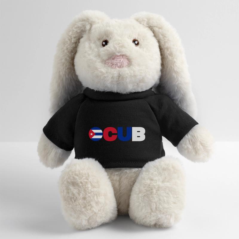 Cuba Lapin en peluche recyclé MiniFeet® Crème