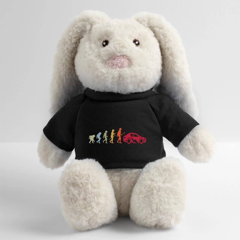 E-Car Electric Car Evolution MiniFeet® RecycelHase® Bunny Cream