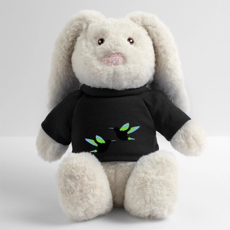 Colibri 02 Lapin en peluche recyclé MiniFeet® Crème