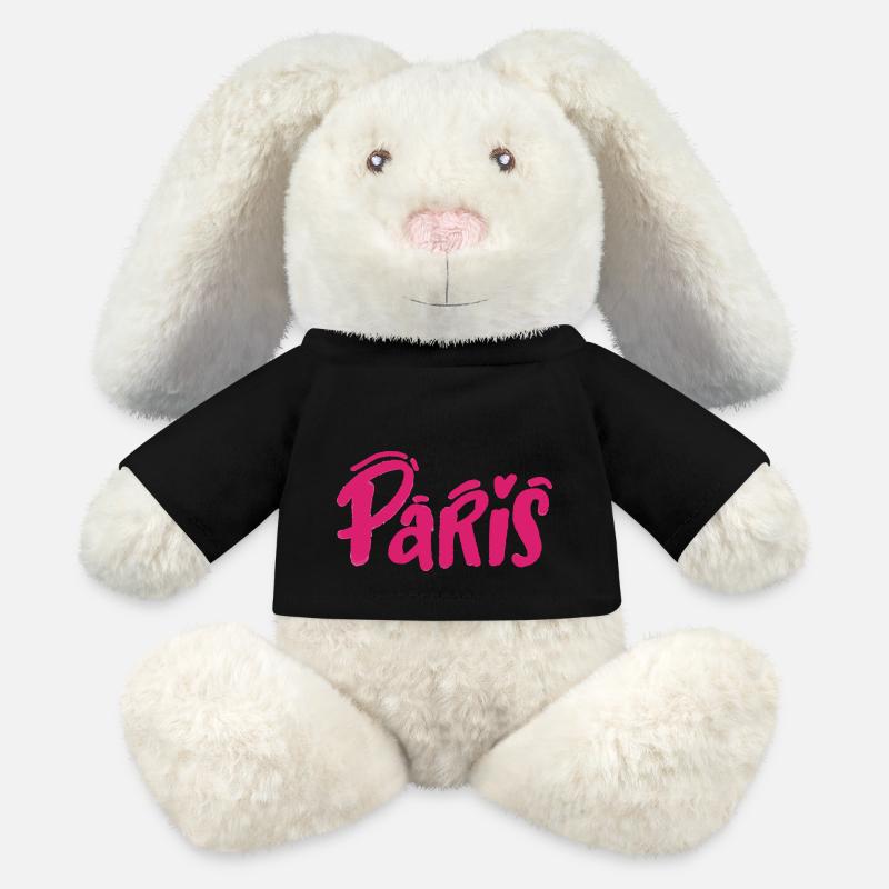 Paris - MiniFeet® RecycelHase® Bunny Cream - black