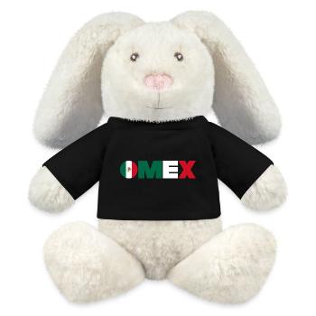 MÉXIQUE - Lapin en peluche recyclé MiniFeet® Crème - noir - Devant