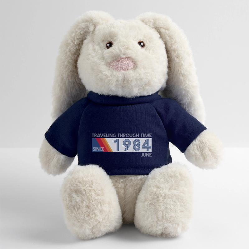 Funny Zeitreise Geburtstags Design Juni 1984 MiniFeet® RecycelHase® Creme