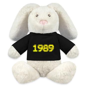 1989 - MiniFeet® RecycelHase® Creme - Schwarz - Vorne