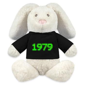 Computer 1979 - MiniFeet® RecycelHase® Bunny Cream - black - Front