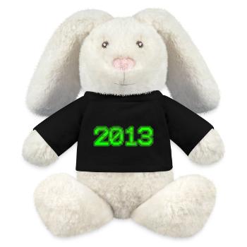 2013 - MiniFeet® RecycelHase® Bunny Cream - black - Front