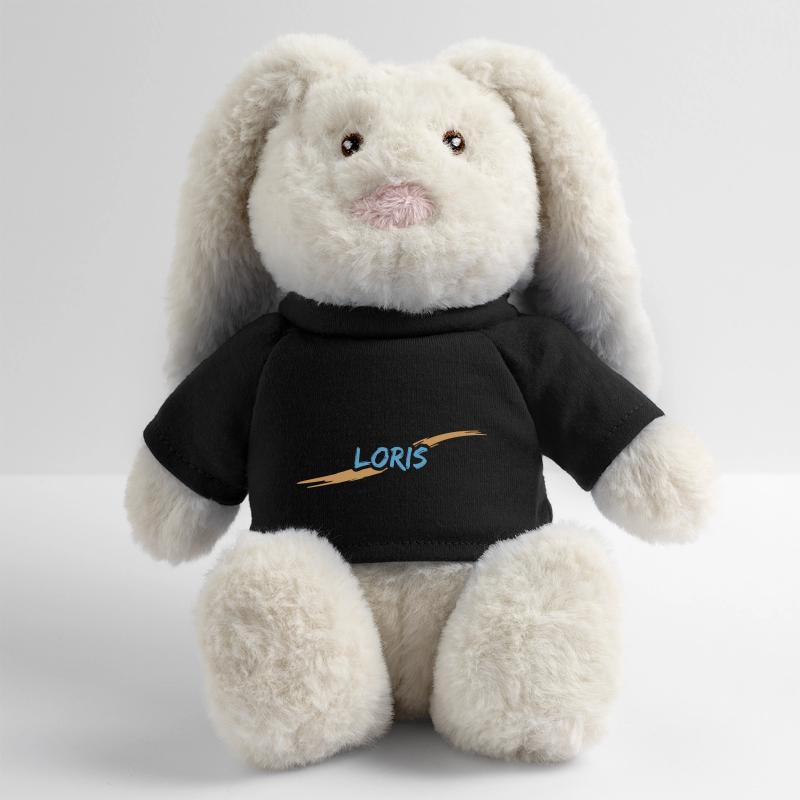Loris Loris Lapin en peluche recyclé MiniFeet® Crème