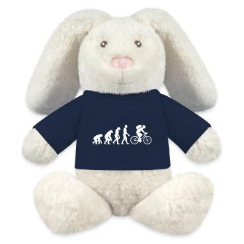 Evolution Radfahren Radfahren Biker Radfahren - MiniFeet® RecycelHase® Creme - French Navy - Vorne