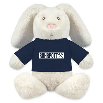 Ruhrpott - Ruhr Pott - Zeche - Zollverein - NRW - MiniFeet® RecycelHase® Creme - French Navy - Vorne