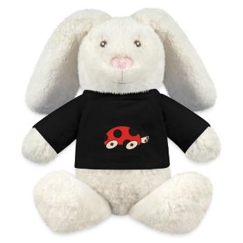 Flotter Käfer - MiniFeet® RecycelHase® Creme - Schwarz - Vorne