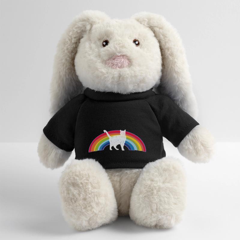 rainbow cat MiniFeet® RecycelHase® Bunny Cream