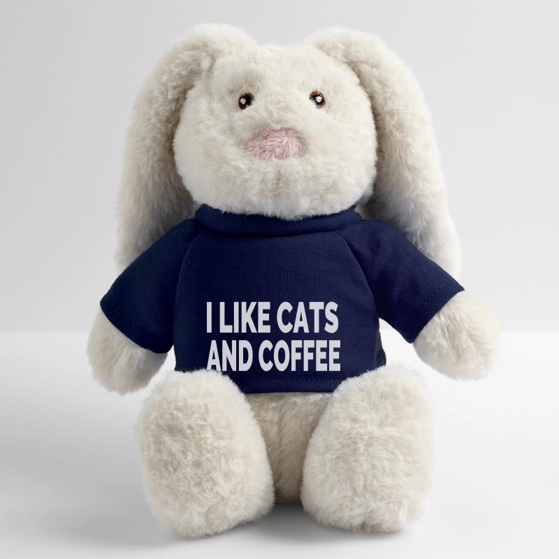 félin Lapin en peluche recyclé MiniFeet® Crème