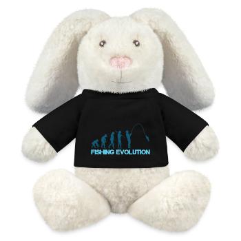 fishing evolution - MiniFeet® RecycelHase® Creme - Schwarz - Vorne