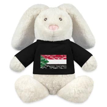 Sudan - MiniFeet® RecycelHase® Bunny Cream - black - Front
