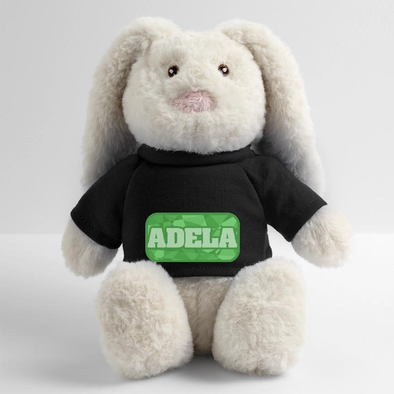 Adela Lapin en peluche recyclé MiniFeet® Crème