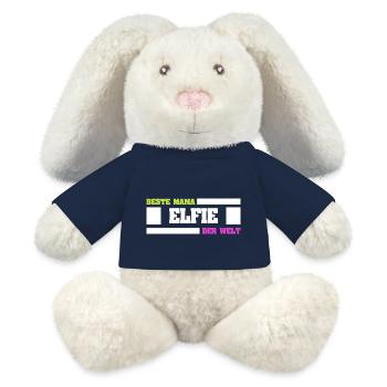 Elfie as a mother - MiniFeet® RecycelHase® Bunny Cream - french navy - Front