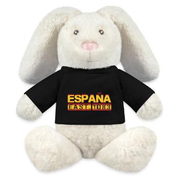 Spain - 1083 - MiniFeet® RecycelHase® Bunny Cream - black - Front