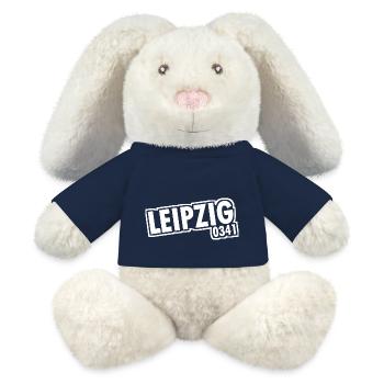 Leipzig - 0341 - Area Code - Saxony - MiniFeet® RecycelHase® Bunny Cream - french navy - Front