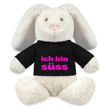 Süss - MiniFeet® RecycelHase® Creme - Schwarz - Vorne
