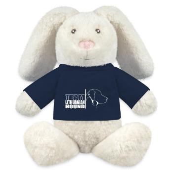 ÉQUIPE Chiens de chasse Chien de chasse Wilsigns - Lapin en peluche recyclé MiniFeet® Crème - bleu marine - Devant
