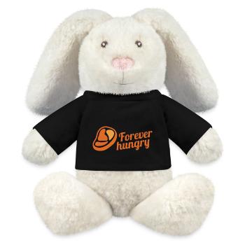 Kebab Fast Food Essen Geschenk Spruch Geschenkidee - MiniFeet® RecycelHase® Creme - Schwarz - Vorne