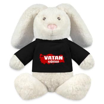 Vatan Sagolsun V2 - MiniFeet® RecycelHase® Bunny Cream - black - Front