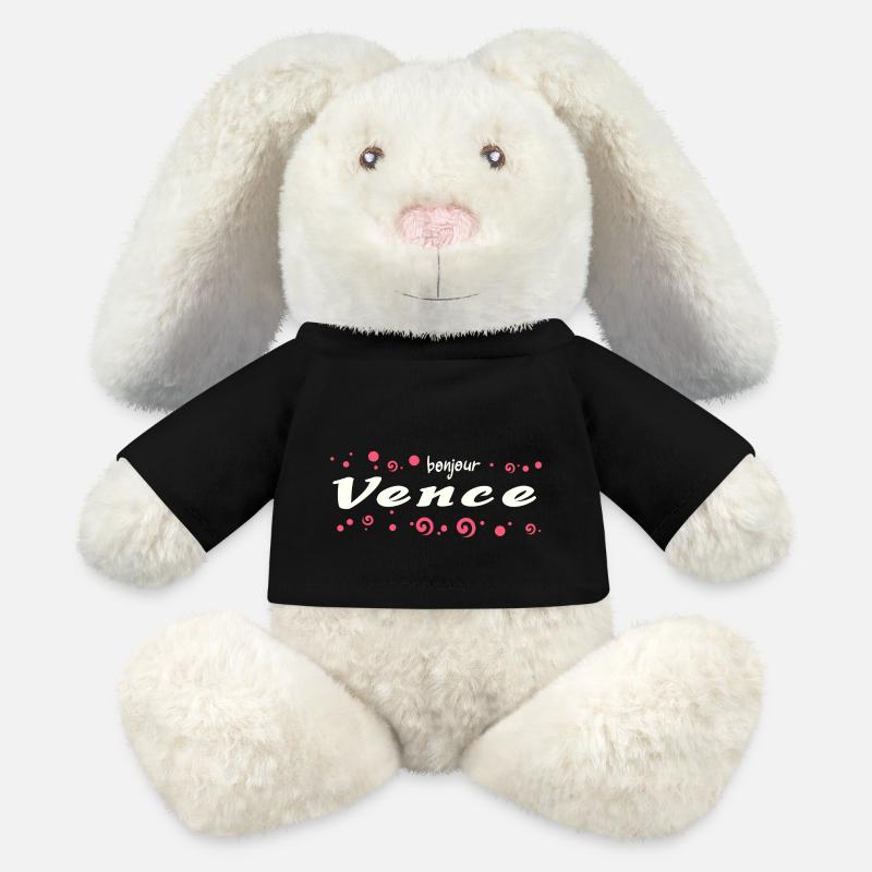vence French - MiniFeet® RecycelHase® Creme - Schwarz