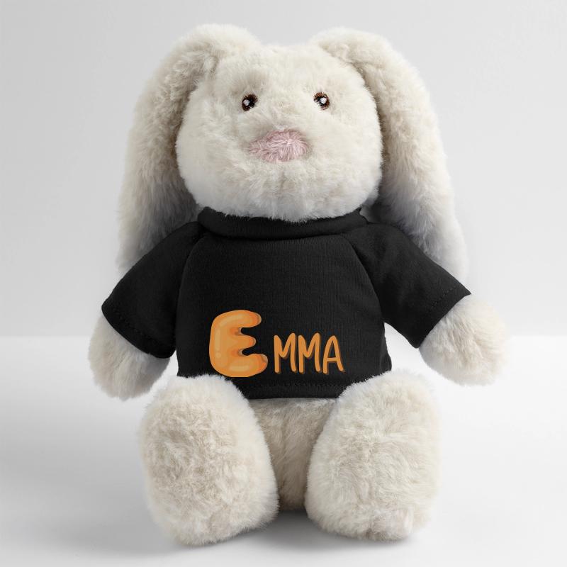 Emma Lapin en peluche recyclé MiniFeet® Crème