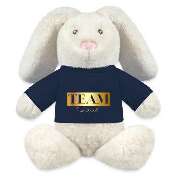 Team Braut Gold - Team Braut - MiniFeet® RecycelHase® Creme - French Navy - Vorne