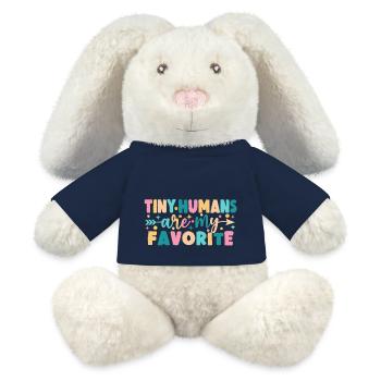 Winzige Menschen sind mein Favorit - MiniFeet® RecycelHase® Creme - French Navy - Vorne
