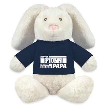 First name Fionn - MiniFeet® RecycelHase® Bunny Cream - french navy - Front